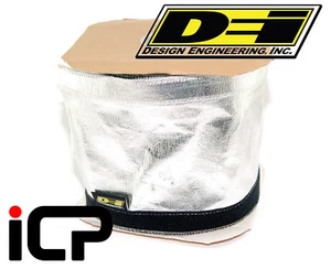 DEI Heat Shroud Aluminised Hook & Loop Sleeving Wiring Hoses 2 1/2"x1ft - Picture 1 of 3