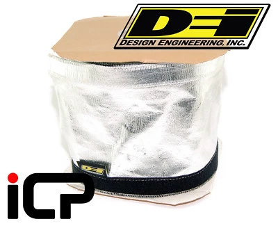 DEI Heat Shroud Aluminised Hook & Loop Sleeving Wiring Hoses 2 1/2"x1ft - Image 1 of 3