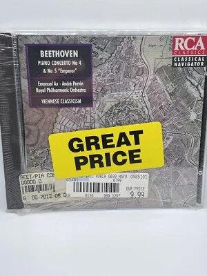 Beethoven Piano Concerto No 4 5 Emperor New Sealed 0424 Foto 1 de 2