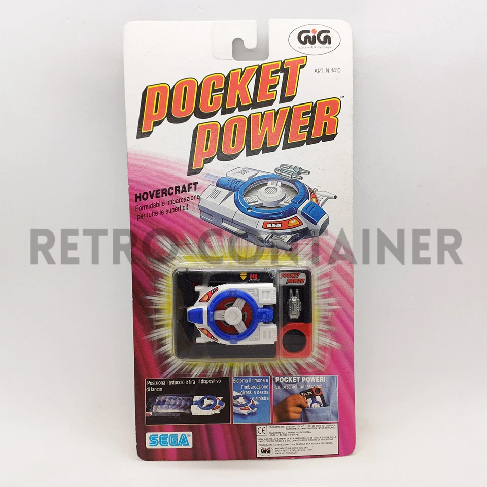 SEGA TYCO GIG Italy - Pocket Power Hovercraft Boat 1988 Sealed MISB MOC NEW - Imagen 1 de 1