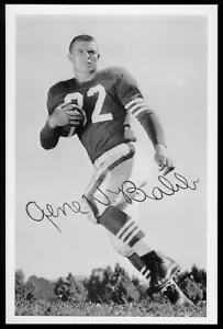 1958 edición del equipo de los 49ers de San Francisco Gene Babb casi nuevo Austin College - Imagen 1 de 1