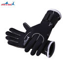 3Mm Neoprene Diving Gloves Non-Slip Swimming Gloves Black Warm Wetsuit Gloves