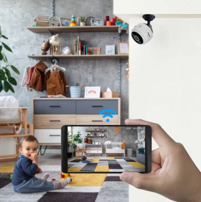 MICRO CAMERA ip camera HD WIFI MINI IP TELECAMERA VIDEOCAMERA MAGNETICA KIT - Immagine 1 di 4