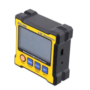 DXL360 Dual Digital Angle Protractor w/ Base 50-60Hz P5A2 - Picture 1 of 12