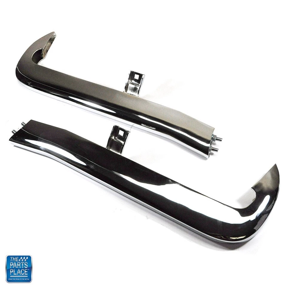 Impala Bel Air 1965 parachoques delantero protectores extremos cromo montaje horizontal par nuevo Foto 1 de 1