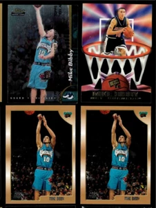 Mike Bibby 1998 4-Card Rookie RC Lot - Topps, Finest, Press Pass Net Burners - Picture 1 of 2