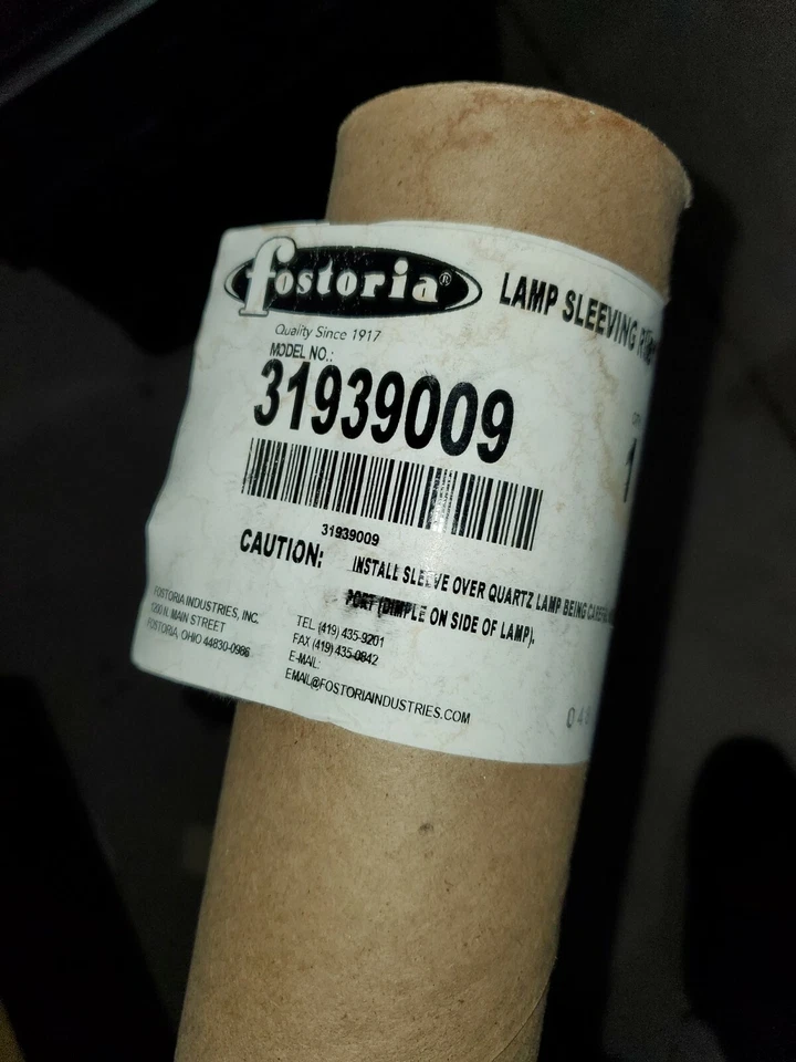 FOSTORIA 319399009 电动红外线热管元件,11/16"x16-1/4" — 第 1/1 张图片