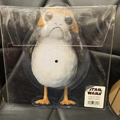 Star Wars The Last Jedi  Porg Picture Disc. Hype Sticker Poor But Vinyl Is VG - Image 1 of 4