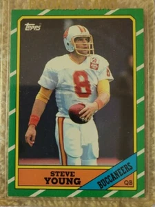 1986 Topps Steve Young Tampa Bay Buccaneers #374 Rookie - Picture 1 of 2
