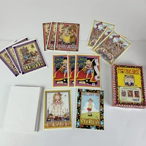 Mary Engelbreit Assorted Note Cards 1986 1994 Set Of 14 W/13 Envelopes In Box - Picture 1 of 5