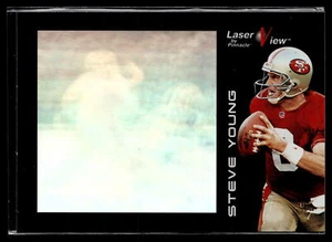 1996 Pinnacle Laser View #17 Steve Young NRMT or Better - Bild 1 von 2