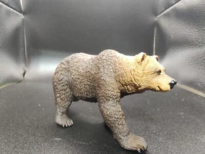 Safari Ltd Brown Grizzly Bear 2015 Figure Wildlife Realistic On All Fours 4" - Picture 1 of 9