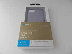 Speck Presidio Clear + Glitter Case iPhone SE iPhone 8/7/6s/6 Purple/Gold Glitte - Picture 1 of 5