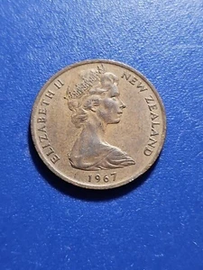 1967 New Zealand 2 Cents - (KM.#32) - Picture 1 of 2