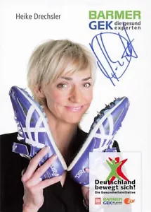 Heike Drechsler UH Leichtathletik Olympiade original Autogrammkarte 3129 G - Picture 1 of 1