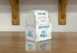 BABY SHOWER DRIVE BY FAVOR BOXES SET of 10 - Picture 1 of 2
