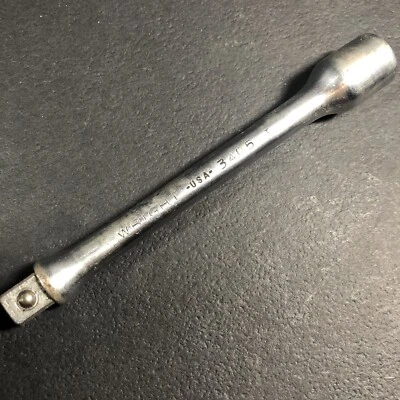 老式 Wright 工具 3405 - 5-1/4 英寸长插座加长杆 3/8 英寸驱动器美国工具 — 第 1/4 张图片