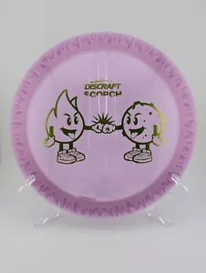 NEW Discraft Purple & White Glo Ring Scorch Flame "Scorcher" - 174g - Picture 1 of 4