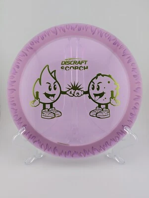 NEW Discraft Purple & White Glo Ring Fuzed Scorch Flame "Scorcher" - 174g - Image 1 of 4