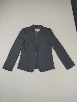 Blazer Banana Republic para mujer 6P negro corpcore negocios ropa de trabajo profesional Foto 1 de 4