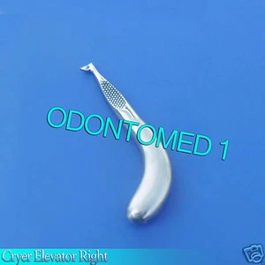 Elevador Cryer derecho, instrumentos dentales quirúrgicos herramientas - Imagen 1 de 3