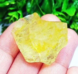 100% Natural Lemon Topaz Rough 79.90+ Ct Certified Loose Gemstone With Free Gift - Picture 1 of 6