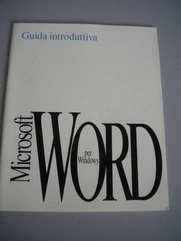 MICROSOFT WORD 2.0 MANUAL GUÍA INTRODUCTORIA 1992 ¡Perfecto! - Imagen 1 de 1