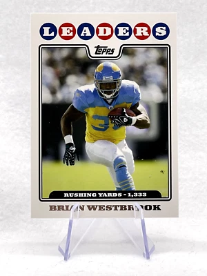 Brian Westbrook 2008 Topps #291 League Leaders Philadelphia Eagles - Image 1 of 2