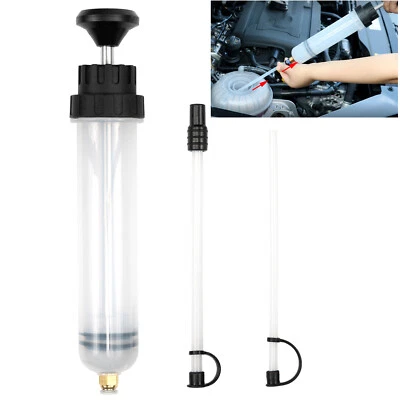 Manual Suction Pump 200cc Car Fluid Extraction Filling Syringe Transfer Oil Fuel - Image 1 of 4
