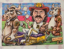 1995 Dennis Excellency Pathetics Cardtoons P-2 Baseball Promo Card