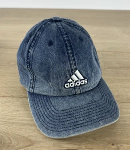 Gorra de béisbol ADIDAS Climalite lavado ácido Denim Look ThreeStripeLife con tirantes - Imagen 1 de 11