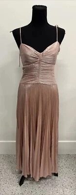 Vestido formal Derek Lam 10 Crosby, con correa de espagueti para mujer, rosa, talla 4, nuevo sin etiquetas Foto 1 de 4
