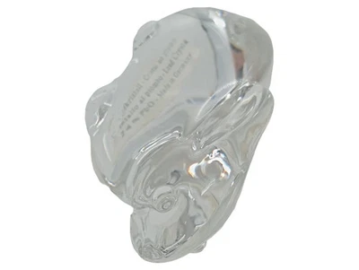 VILLEROY & BOCH Figurina Decorativa Donna Trasparente Lepre Vetro 8cm - Immagine 1 di 2