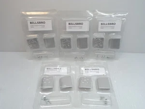 New IKEA BILLSBRO Handle Aluminum, 1 9/16 " - Lot of 10 (5 packs of 2ea) - Picture 1 of 2