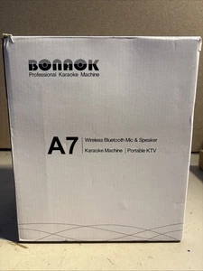 BONAOK Karaoke Mikrofon, tragbares kabelloses Bluetooth Karaoke Mikrofonsystem A7 - Bild 1 von 4