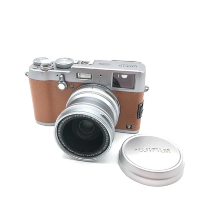 Fujifilm X100T 16 MP Digital Camera +WLC X100 wide-ang- brown（limited edition） - Image 1 of 4