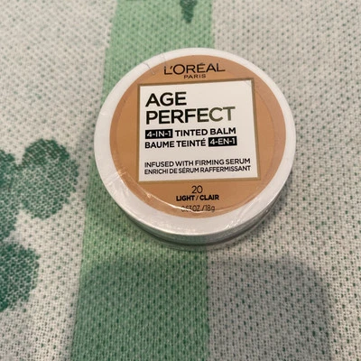 New L'Oreal Age Perfect 4-in-1 Tinted Balm 20 Light .63 oz - Image 1 of 2