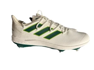 Adidas Adizero Afterburner 8 weiß/Team grün Metall Baseball Herren Gr-15/H00973 - Bild 1 von 5