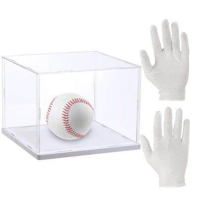 Vitrina de acrílico para montaje de objetos de colección, vitrina transparente de 8x8x6 pulgadas Foto 1 de 4