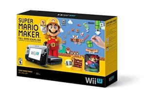 Juego de consola Super Mario Maker Deluxe Nintendo Wii U 32 GB con amiibo 8Z - Imagen 1 de 3