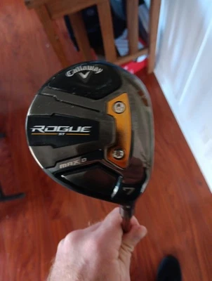 Callaway Rogue ST Max D 22* 7-wood w/ ProLaunch RED 60g SUPERCHARGED Stiff. EUC! - Image 1 of 4