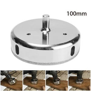100mm Hole Saw Tile Cutter Diamond Drill Bit For Ceramic Porcelain Marble Glass - Picture 1 of 12