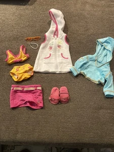 American Girl Puppe Meer Strand Spaß Kleiderschrank 2005 ZURÜCKGENOMMEN - Bild 1 von 7