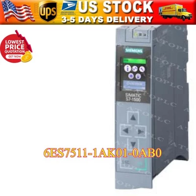 New Siemens S7-1500 CPU 1511-1 PN 6ES7 511-1AK01-0AB0 6ES7511-1AK01-0AB0 - Image 1 of 4