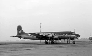 35MM ORIGINAL AIRCRAFT NEGATIVE TF-AAA JOINT CHURCH AID DC-6 1969 #8258 - Foto 1 di 1