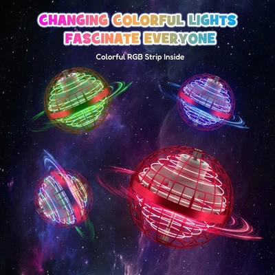 Pro Hover Ball Fliegender Ball LED Spinner Ball Flying Orb Kinder Spielzeug Gift - Bild 1 von 4