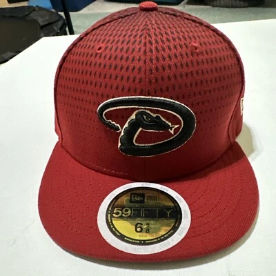 New Era Kids 59Fifty Arizona Diamond Backs Red 6 5/8 MLB Fitted Hat Cap DBacks - Image 1 of 4
