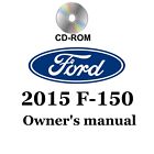 2015 Ford F-150 F 150 Owner's Manual PDF on CD