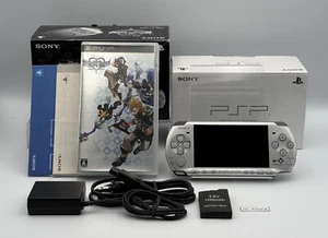 Sony PSP-3000 Console Silver Kingdom Hearts Limited Box Region Free - Mint - Picture 1 of 24