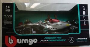 New Burago 1/43 F1 Mercedes-AMG Petronas F1 W13 E-Perfromance Lewis Hamilton #44
